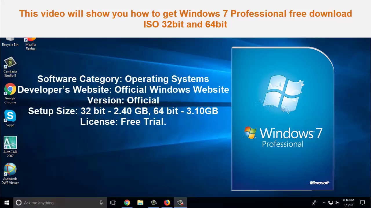 Windows 7 32 bit iso